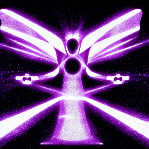 Space-robot Pope, space-surfing a rippling spacetime wave. picture 3 of 20