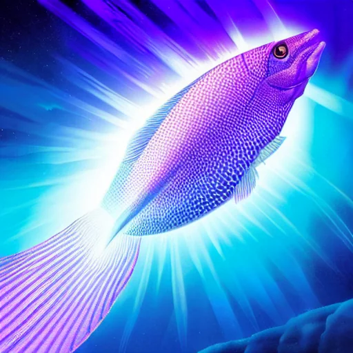 Space-robot Pope, space-surfing a rippling spacetime wave. picture 12 of 20