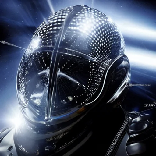 Space-robot Pope, space-surfing a rippling spacetime wave. picture 18 of 20