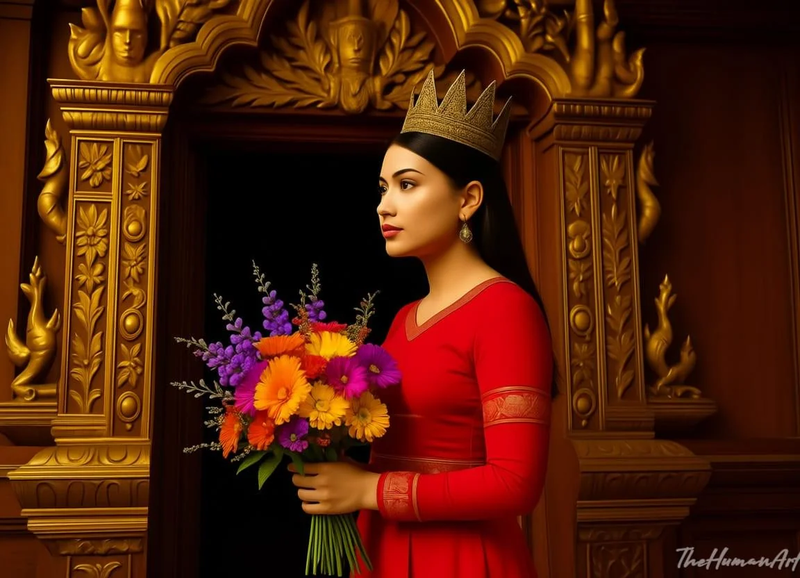 Elegant Acient Burmese Woman. picture 1 of 1