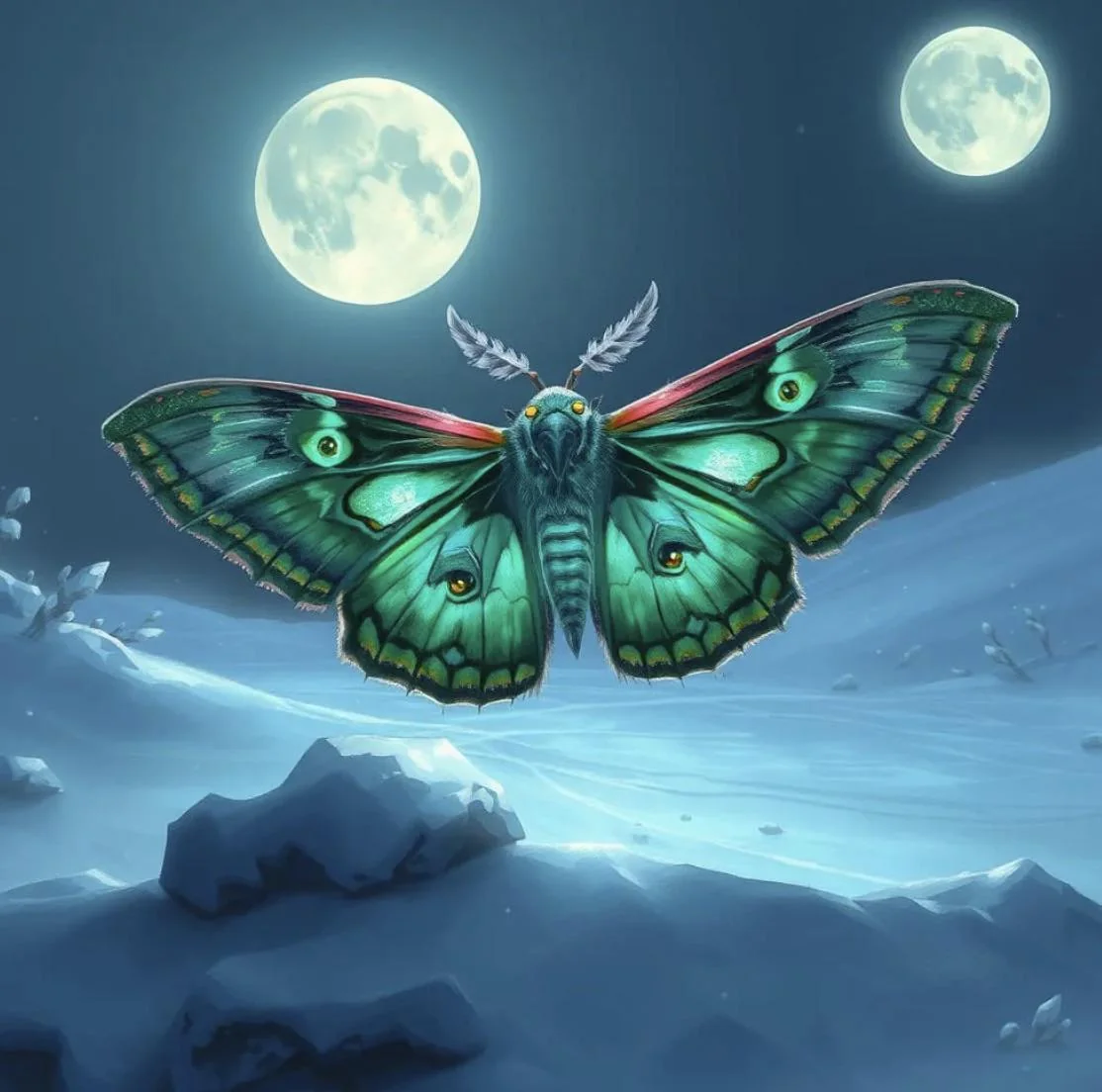 Arctic moth picture 1 of 1