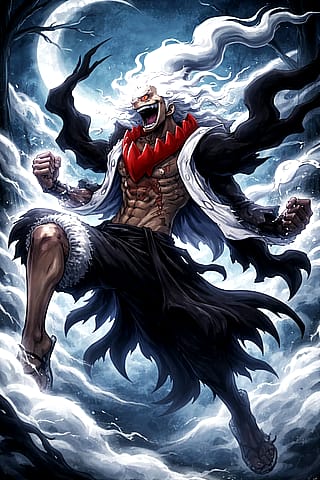 My fav ai fusion, luffy and darkrai'