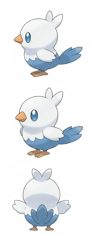 Some Fakemon of mine, Snowlet and Glaciary picture 1 of 2