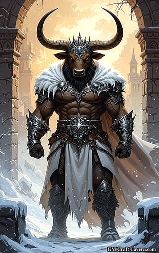 Minotaur's Frosty Dungeon Challenge'