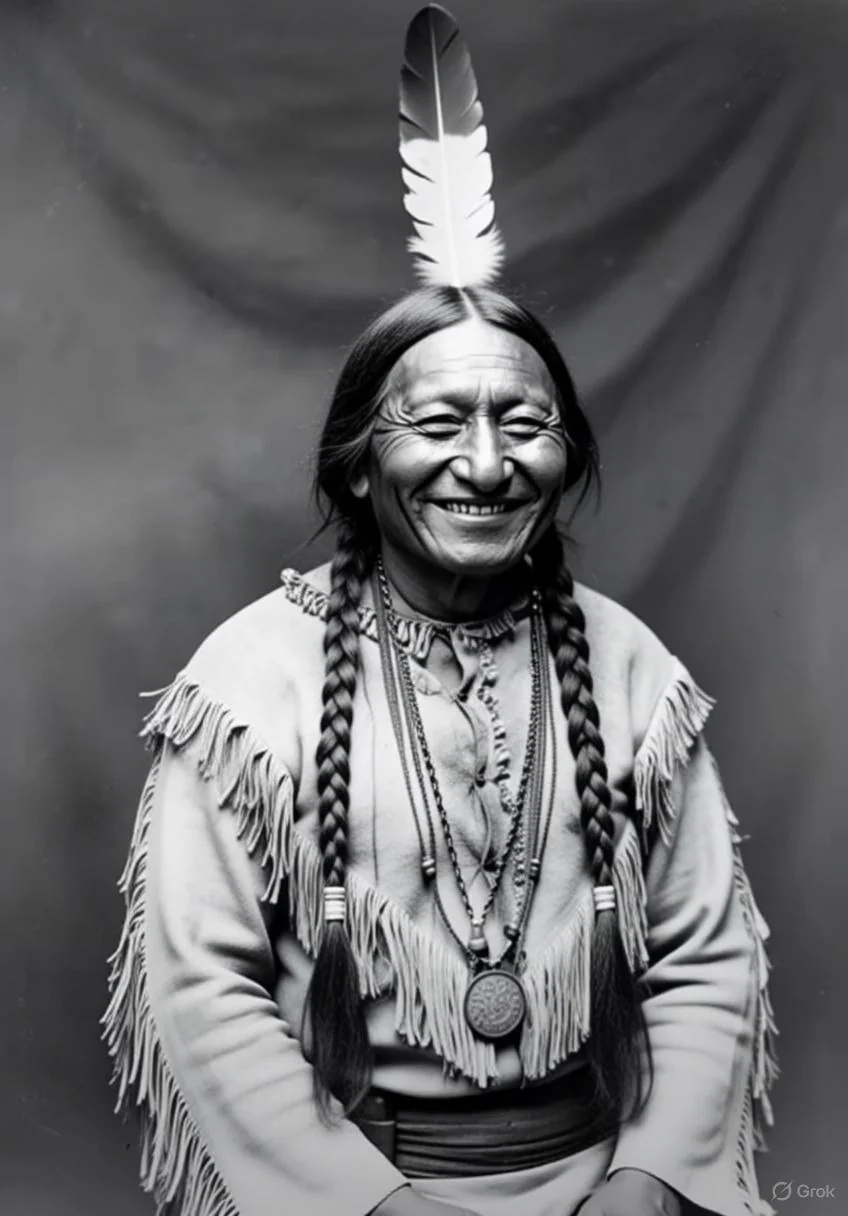 Sitting Bull- from original portrait except smiling picture 1 of 1