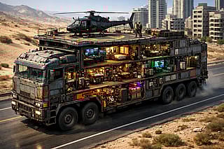 Rolling Citadel: The Nomad Skybase'