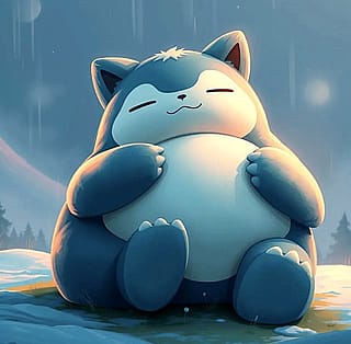 Mini snorlax'