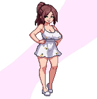 First AI PixelArt character. yay or nay ?'