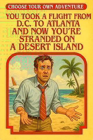 AI Generated Choose Your Own Adventure book covers.'