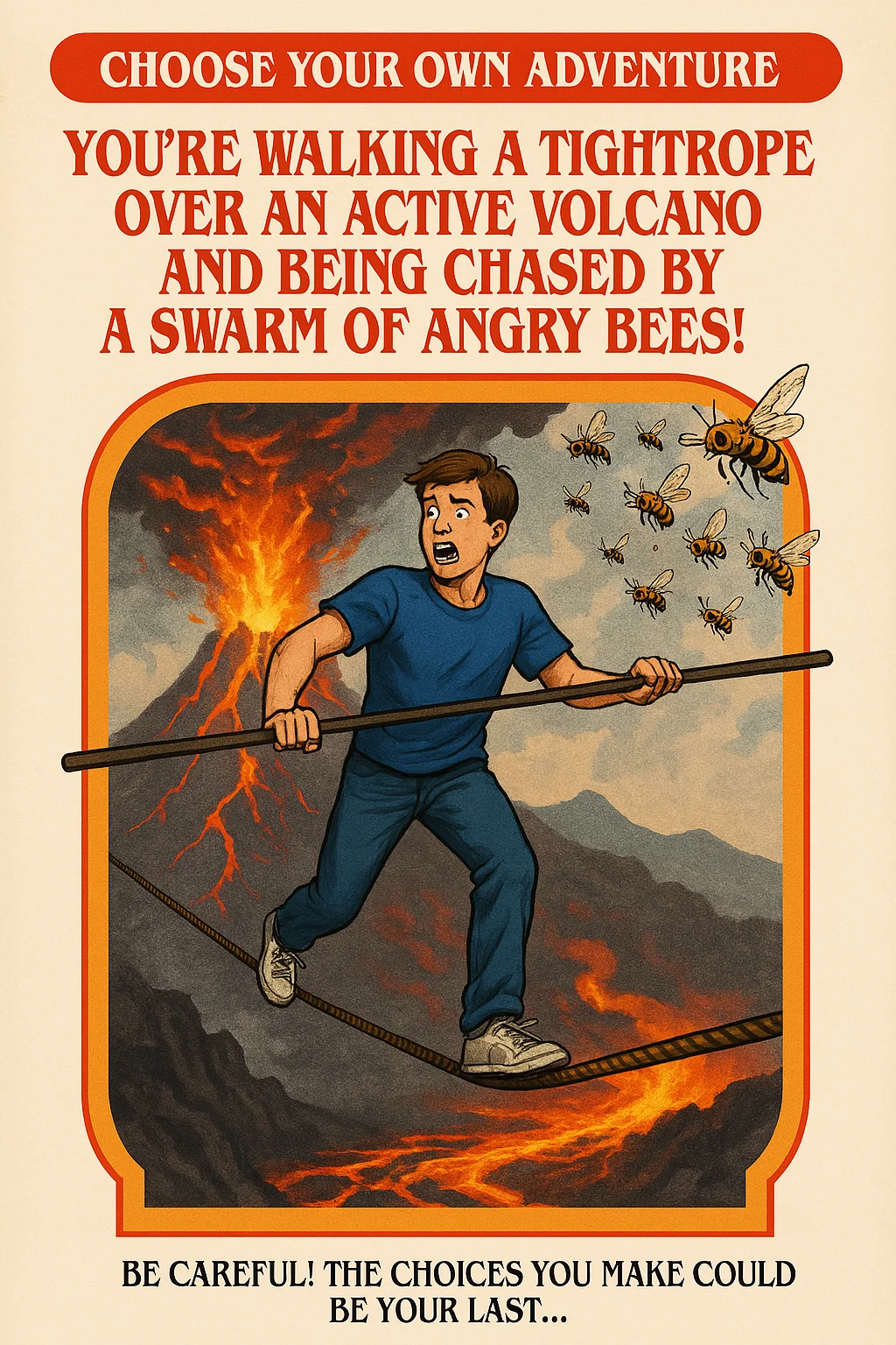 AI Generated Choose Your Own Adventure book covers. picture 2 of 4