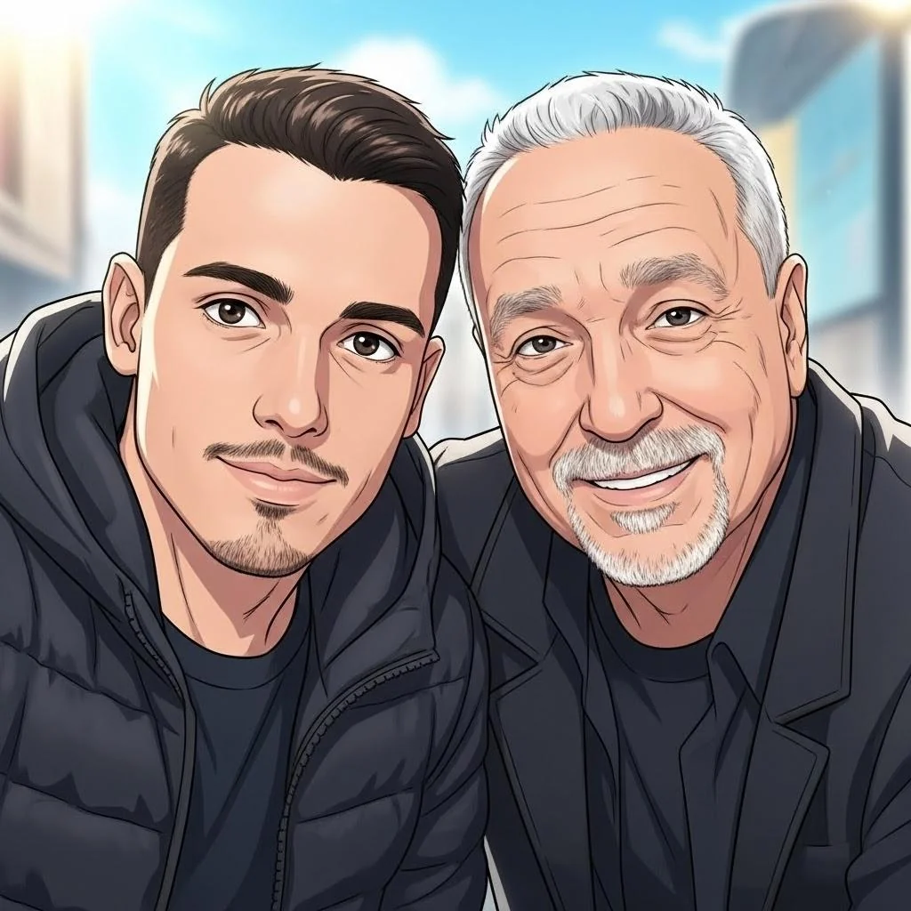 ME AND MY POPS IN A.i. picture 2 of 3