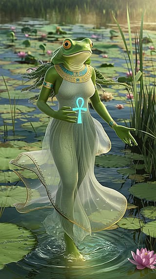 Hequet Egyptian Frog God of Fertility and Love'