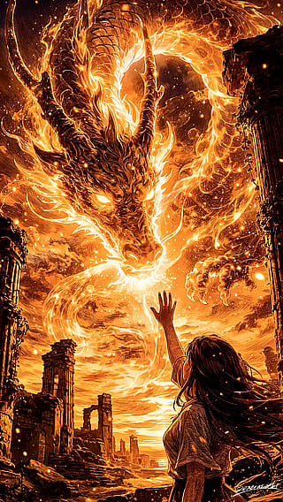 The Sky Burns, and Fate Moves / Phone Wallpaper Archives'