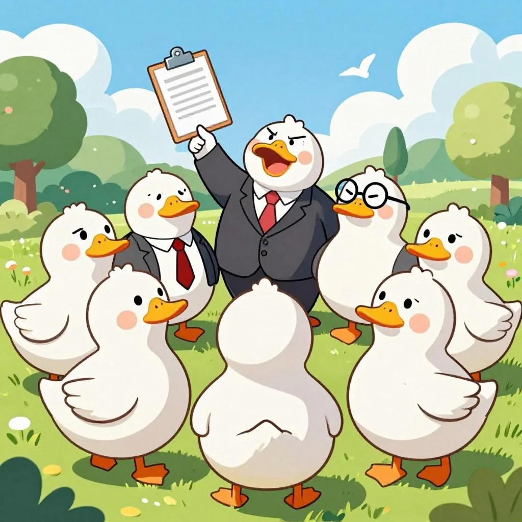 Emergency Meeting of the Ducks picture 1 of 1