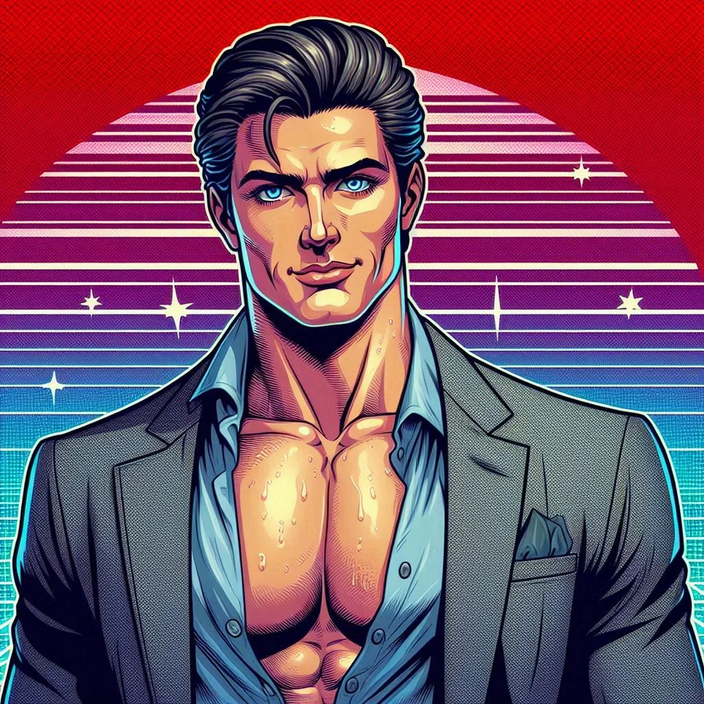 Vaporwave Portraits - Comic Style picture 2 of 7