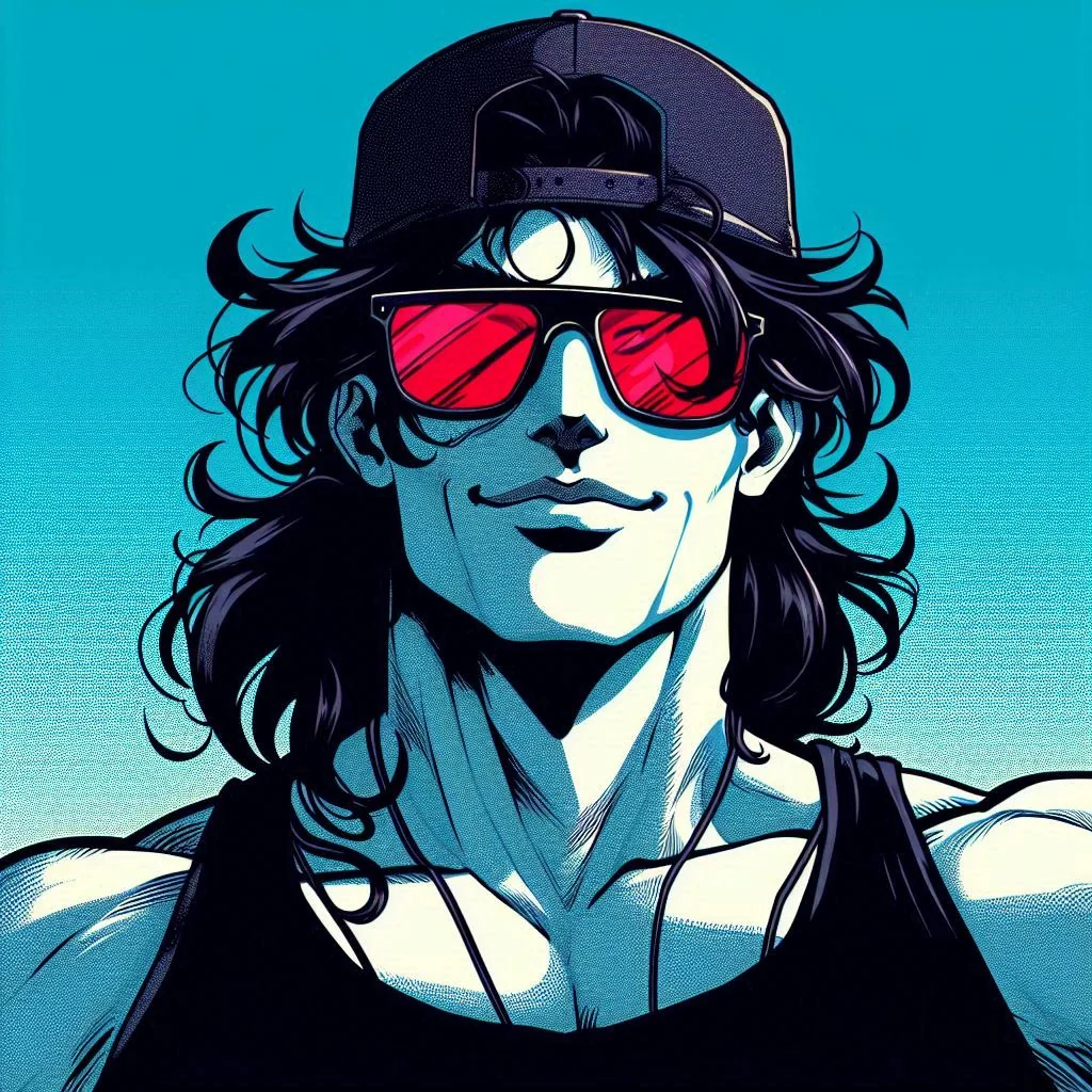 Vaporwave Portraits - Comic Style picture 3 of 7