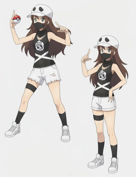 My Pokemon OC Skye if she was in Team Skull picture 5 of 5