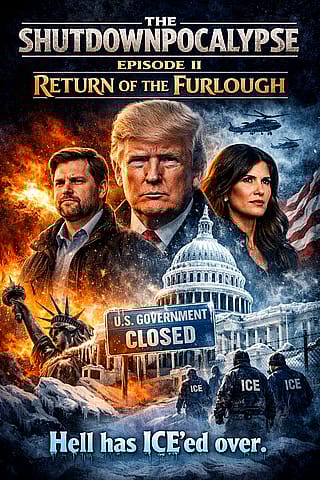 Movie Poster for Tomorrow's Government Shutdown'