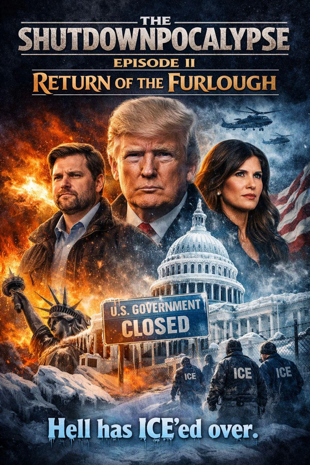 Movie Poster for Tomorrow's Government Shutdown picture 1 of 1