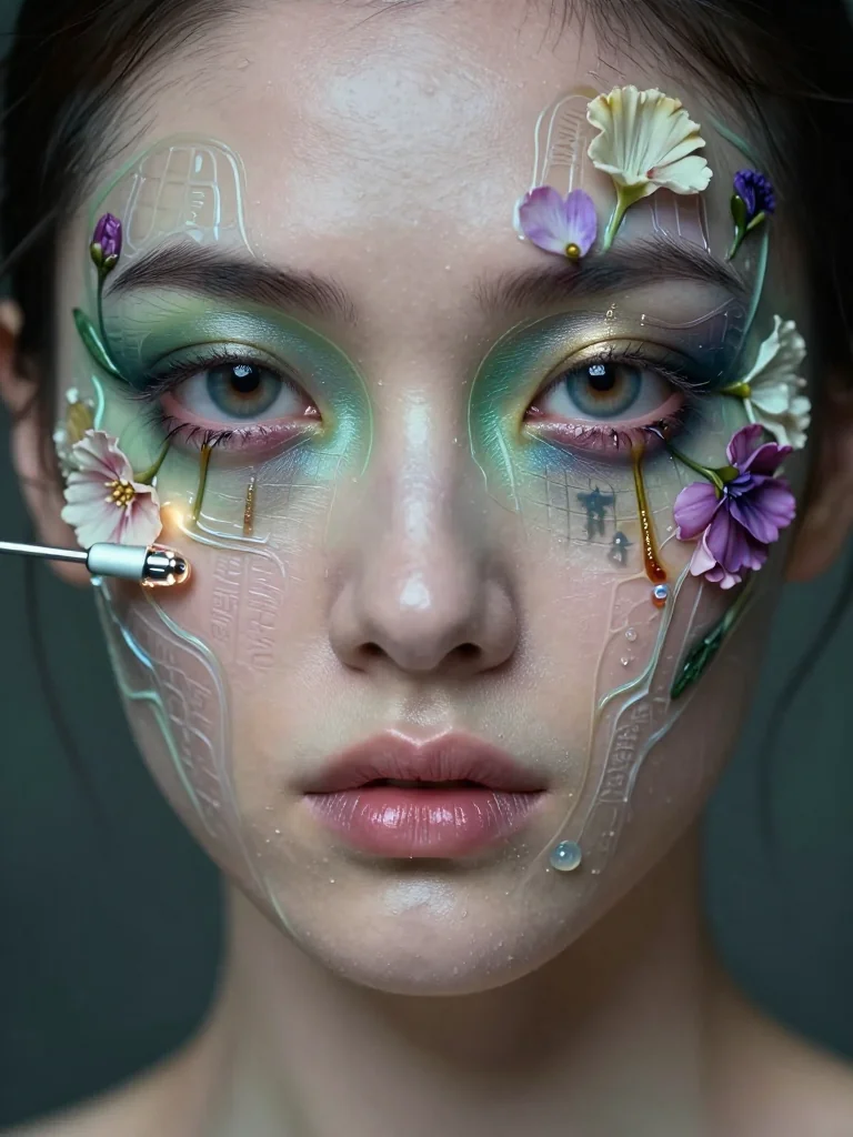 Neon petals, circuit vein picture 1 of 1