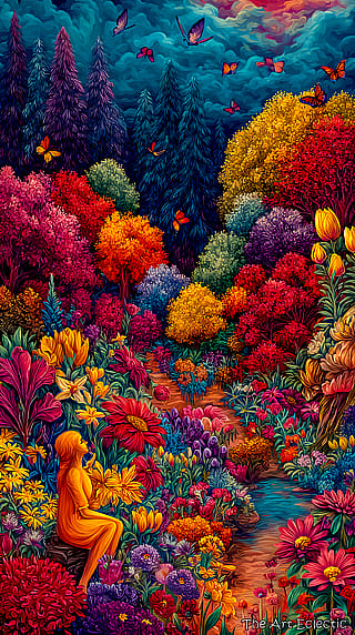 A Path Through the Blooms'