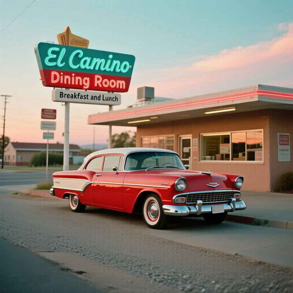 Breakfast at the El Camino diner. picture 1 of 1