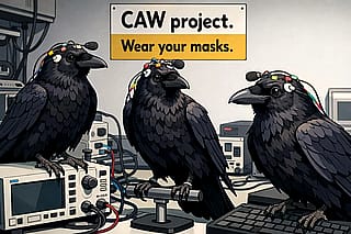 "Why we stayed in the trees" - The Corvid spoken history (short comic)'