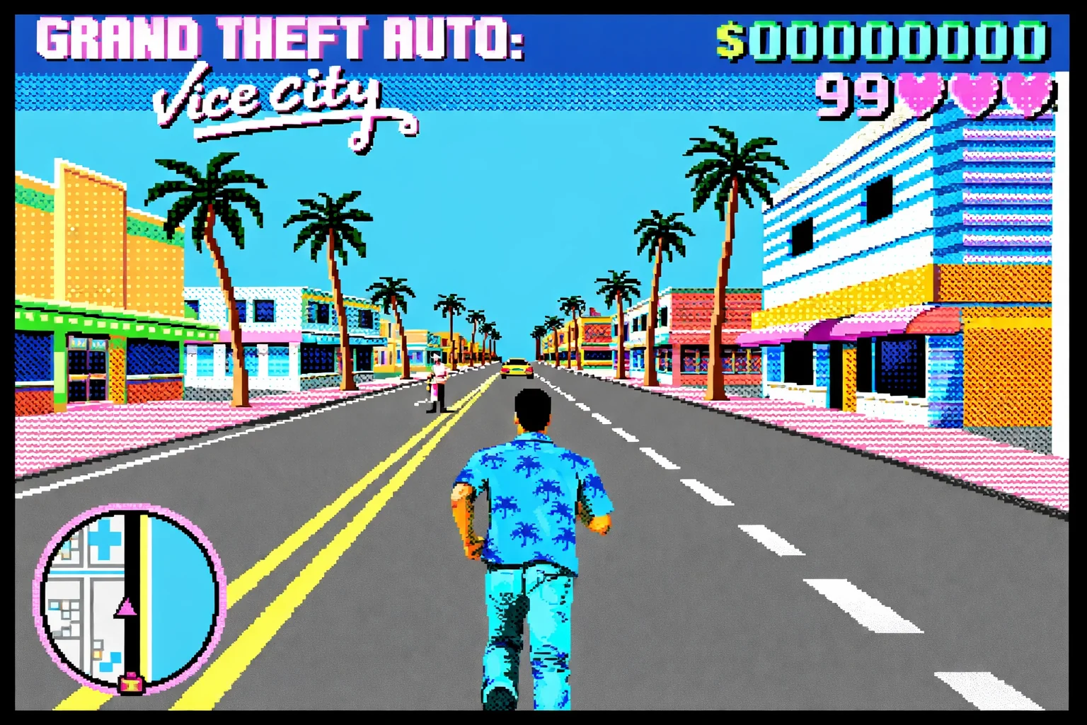 GTA Vice City if it was released the same year as the game was set in (1986) according to AI picture 1 of 1
