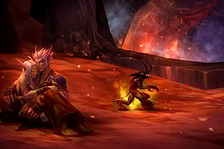 Don’t usually like A.I art but it’s turned my gf and I’s World of Warcraft experience into something amazing'