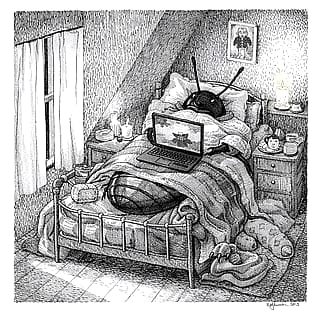 One must imagine Kafka, happy.'