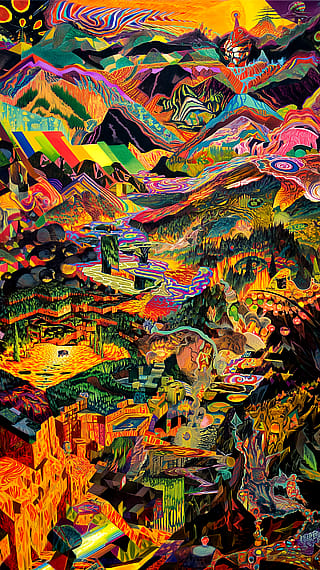 Light visuals - acidmath ai'