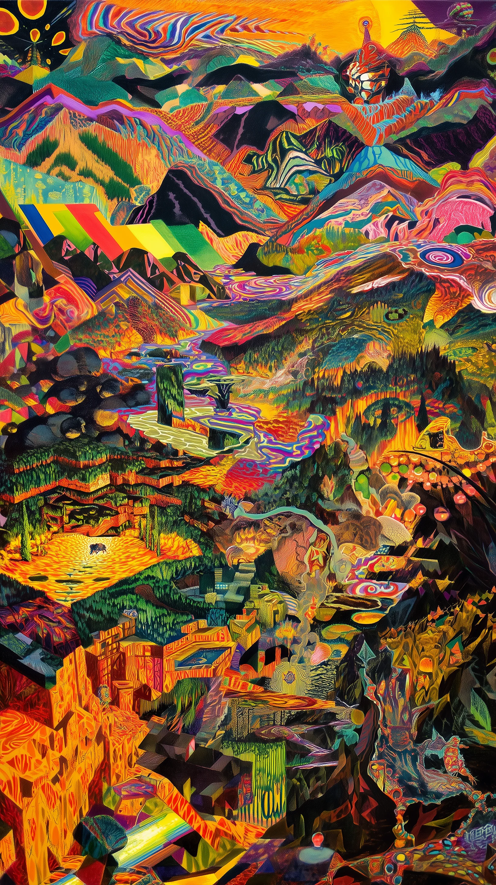 Light visuals - acidmath ai picture 1 of 1