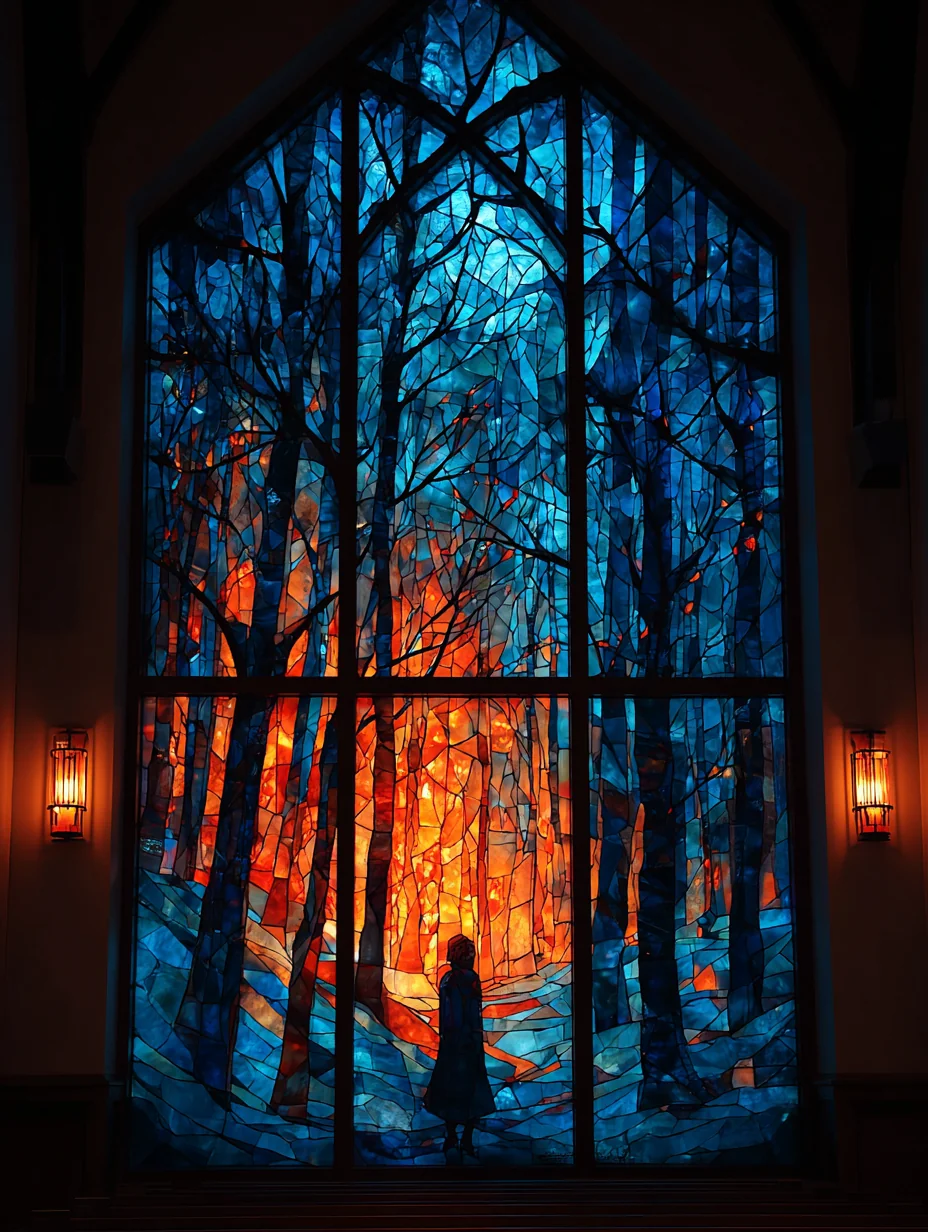 Winterfire Cathedral Window picture 1 of 1