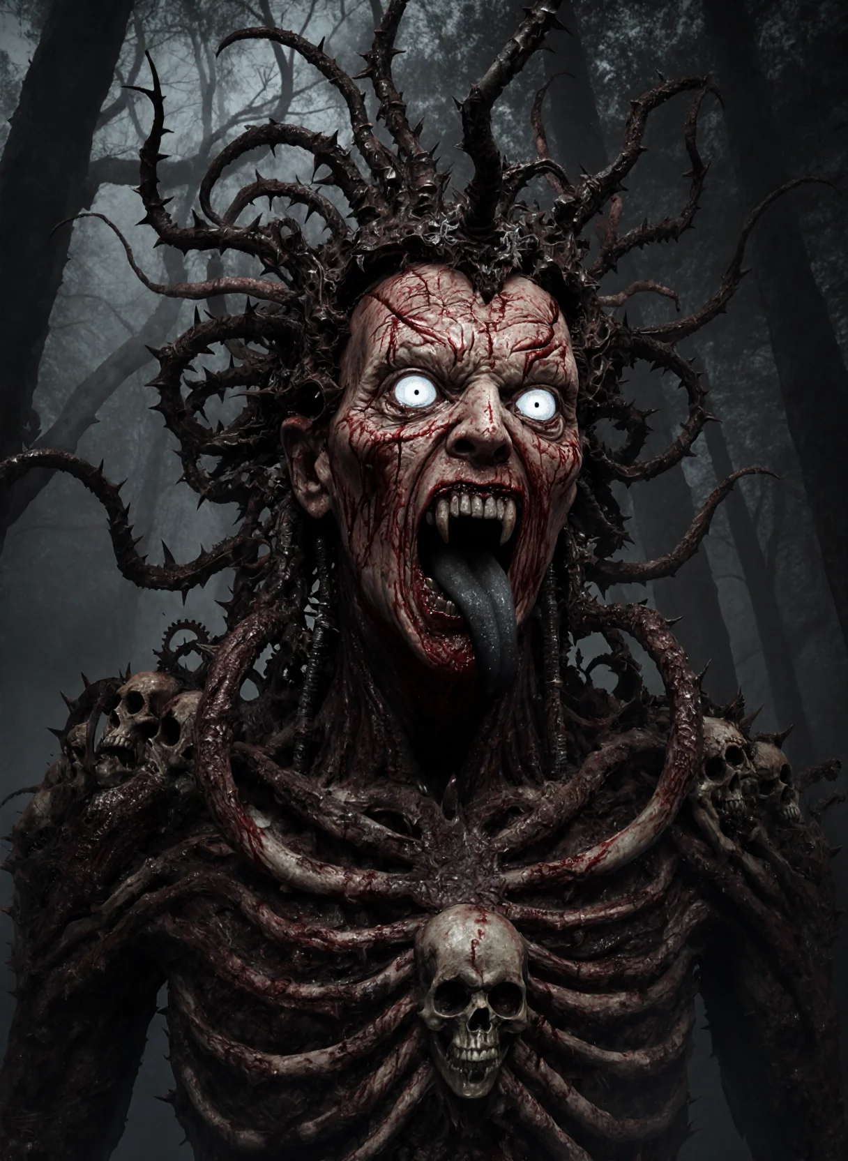 “Not born of earth, nor forged in fire — it is the silence between heartbeats, the chill before the scream, the rot beneath the throne of kings.” picture 1 of 1