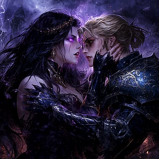 Sorceress and Knight.'