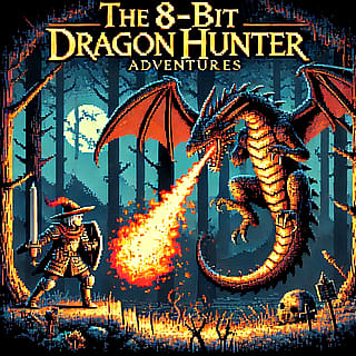 The 8-bit Dragon Hunter Adventures'