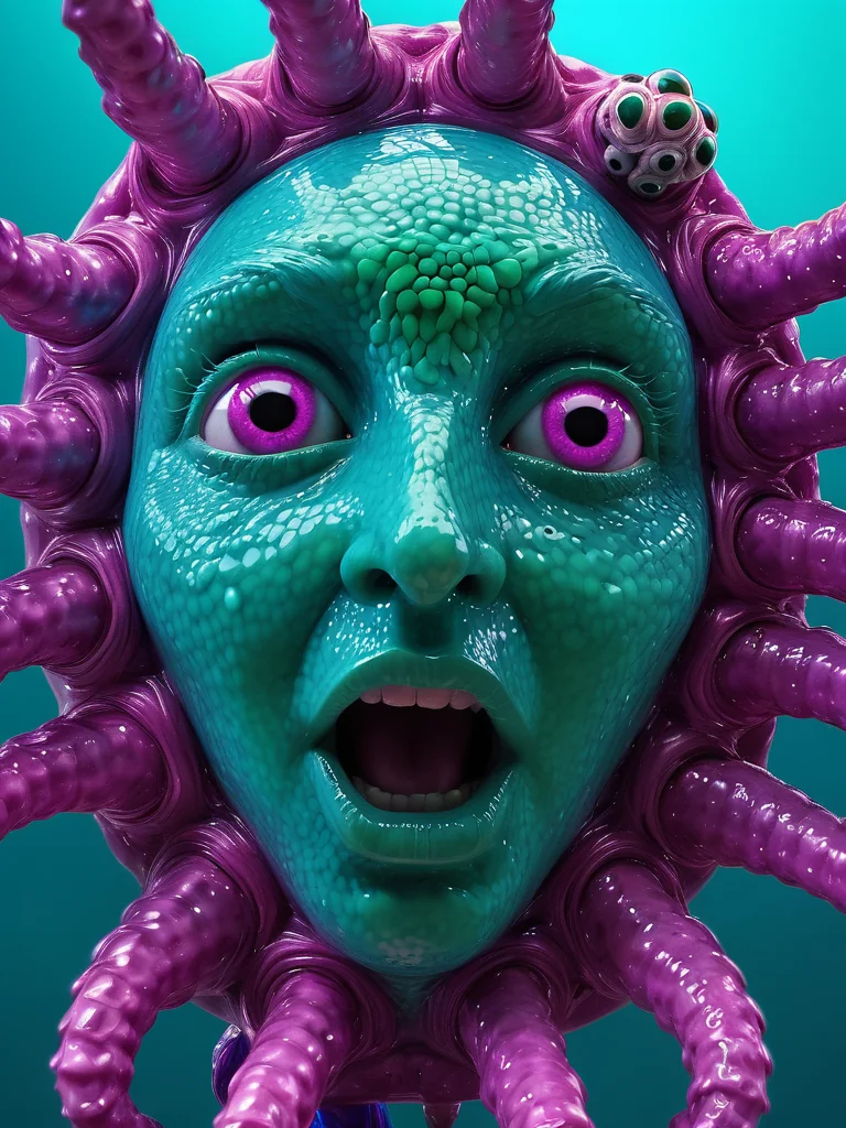 Purple tide whispers, eyes wide picture 1 of 1