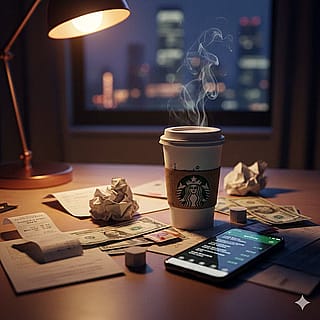 Cup by Cup, Broke by Habit'