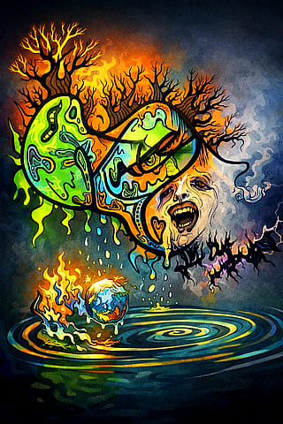 I uploaded my original art to ChatGPT and asked it to enhance/color it.'