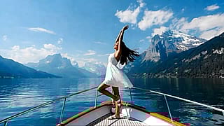 Lake Brienz in Switzerland'