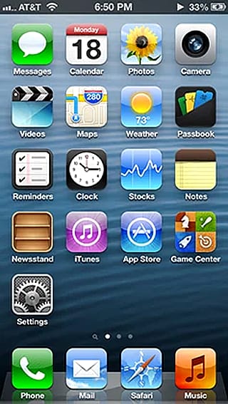 ios 6 with liquid glass'