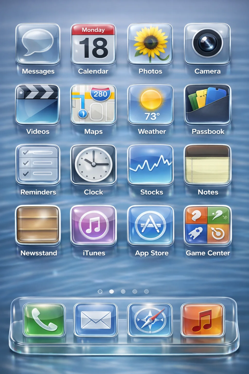 ios 6 with liquid glass picture 2 of 2
