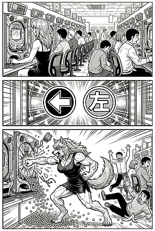 Lyra: A Werewolf Girl in Japan (#14: Pachinko)'