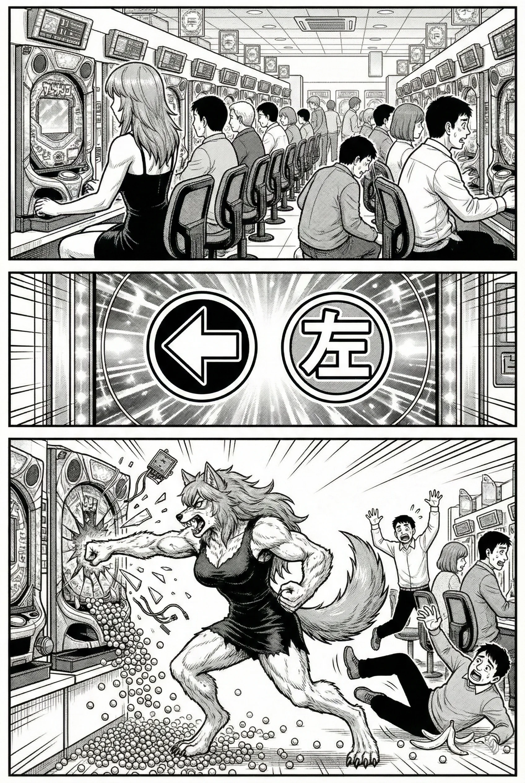 Lyra: A Werewolf Girl in Japan (#14: Pachinko) picture 1 of 1