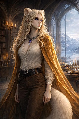 Is there a way to edit this to where her tail is higher up? It looks like it’s coming from her butt right now, not her lower back.'