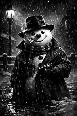 Happy Snowman'