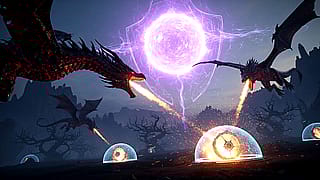 Purple Shield Sun Fantasy'