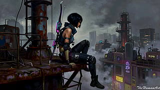 Cyber Archer - on the Rusted Edge'