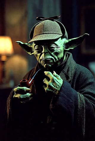 Sherlock Holmes starring Yoda'