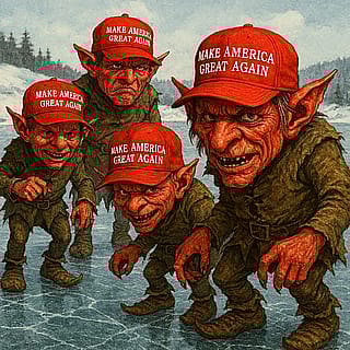 A band of murderous redcaps on ice'